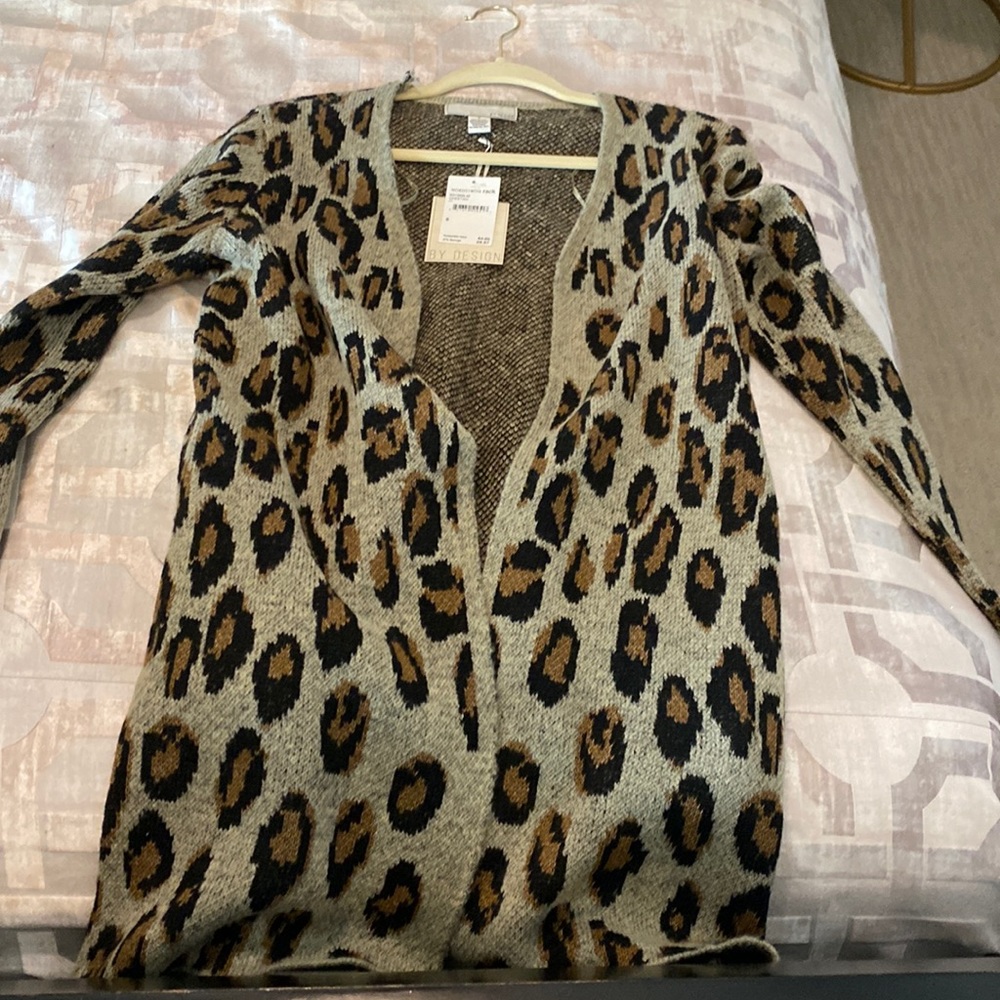 Leopard Cardigan new
